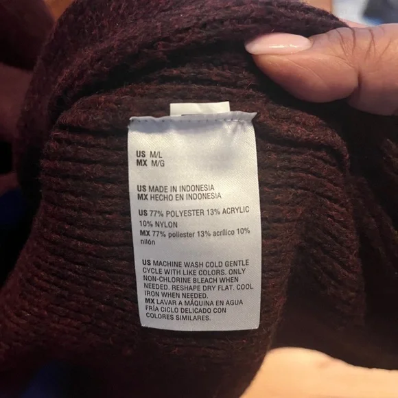 State of Day Plum (Port Heather) Long Knit Cardigan Sweater w/Pockets (M/L) NWT - Picture 9 of 9